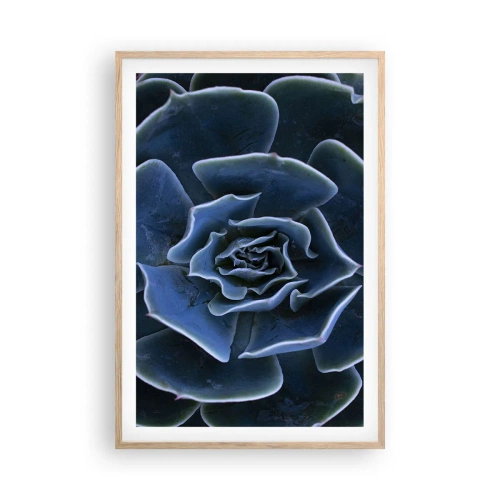 Poster in light oak frame - Flower of the Desert - 61x91 cm