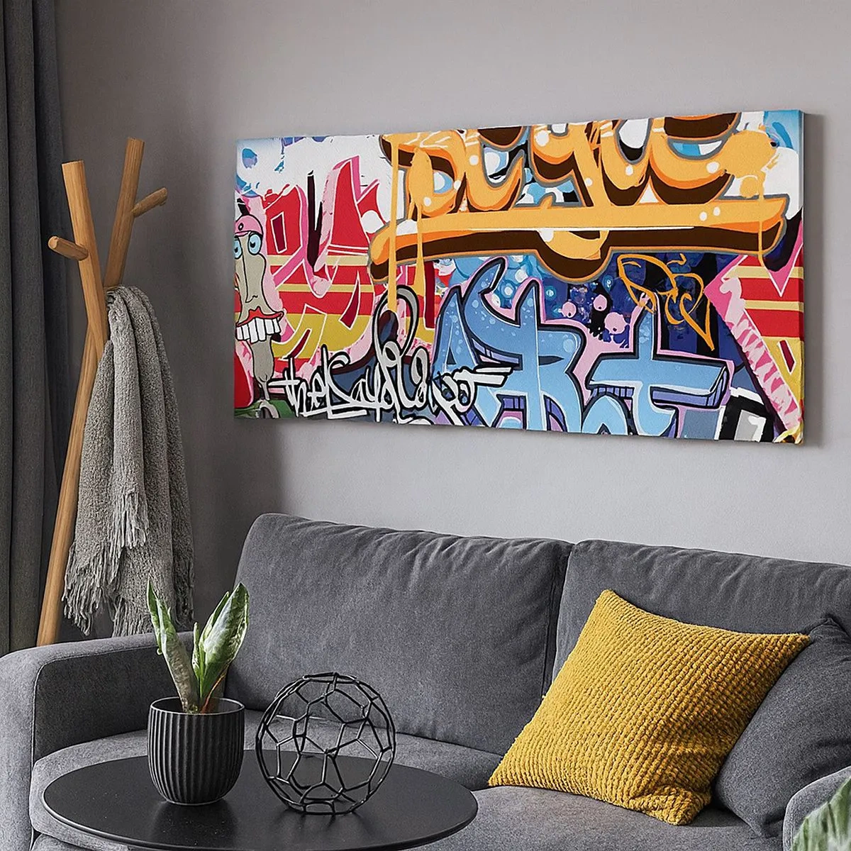 Canvas picture - Murals, Murals, Murals… - 100x40 cm
