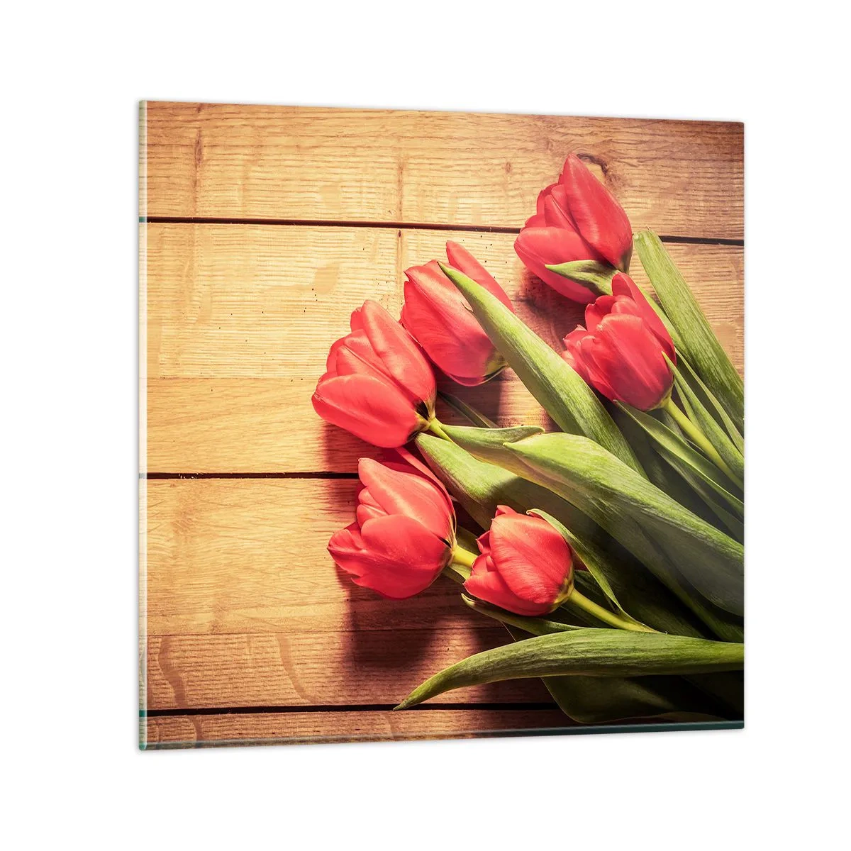 Glass picture - Spring Confession - 30x30 cm