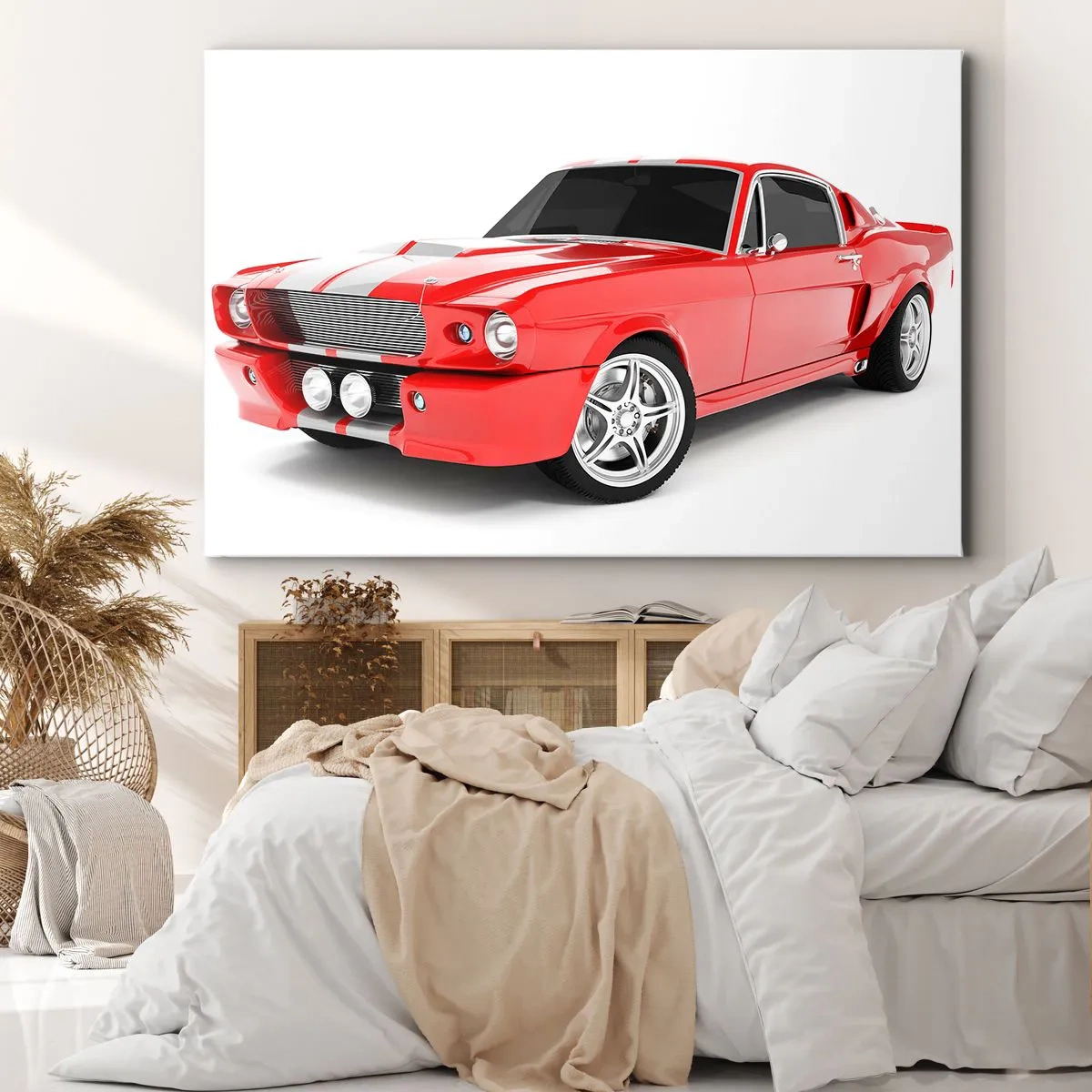 Canvas picture - Mustang fast as a Wind - 120x80 cm
