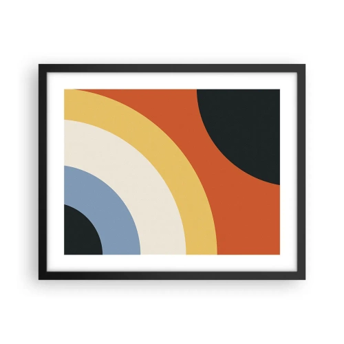 Poster in black frame - Towards Each Other - 50x40 cm