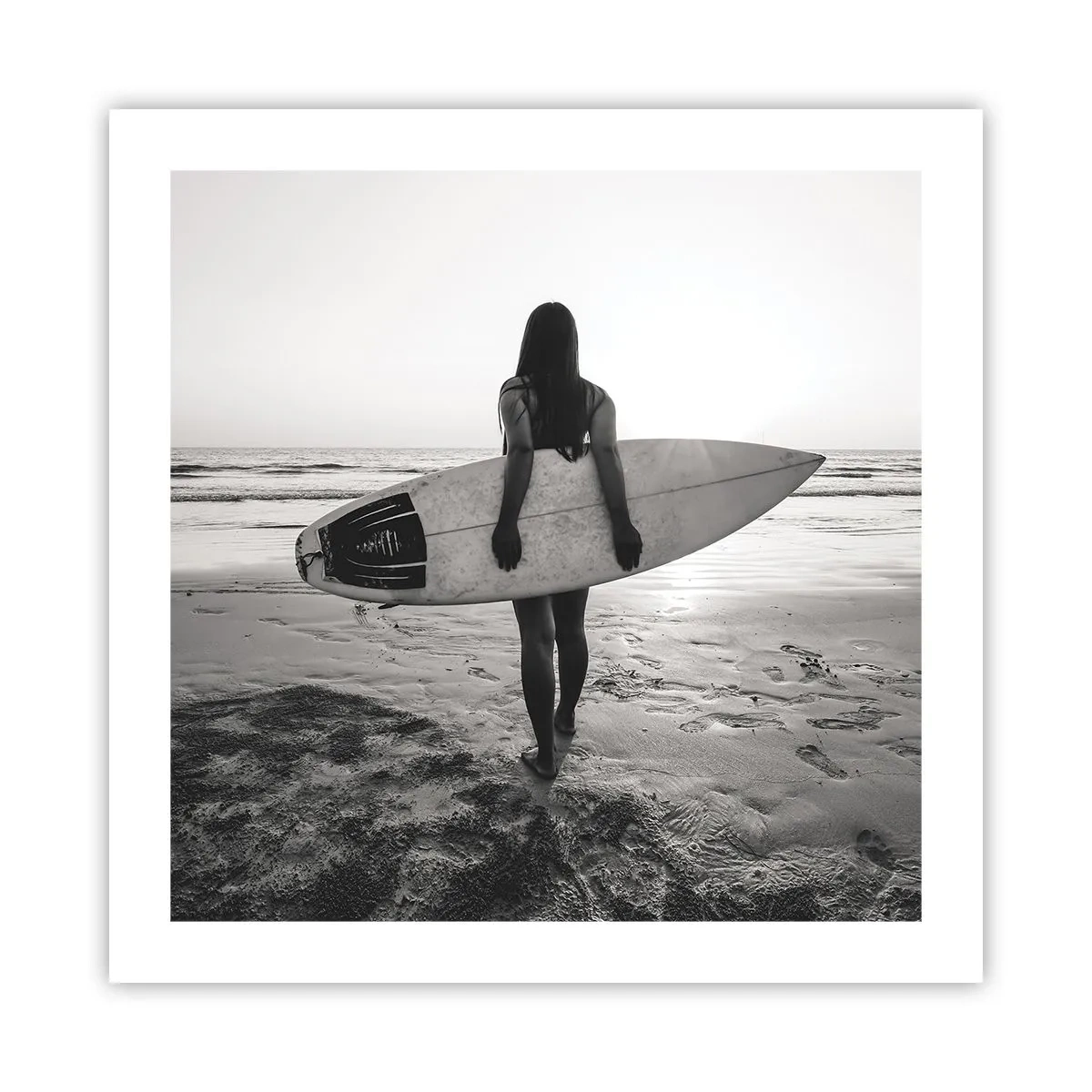 Poster - Daughter of Sea Wave - 50x50 cm