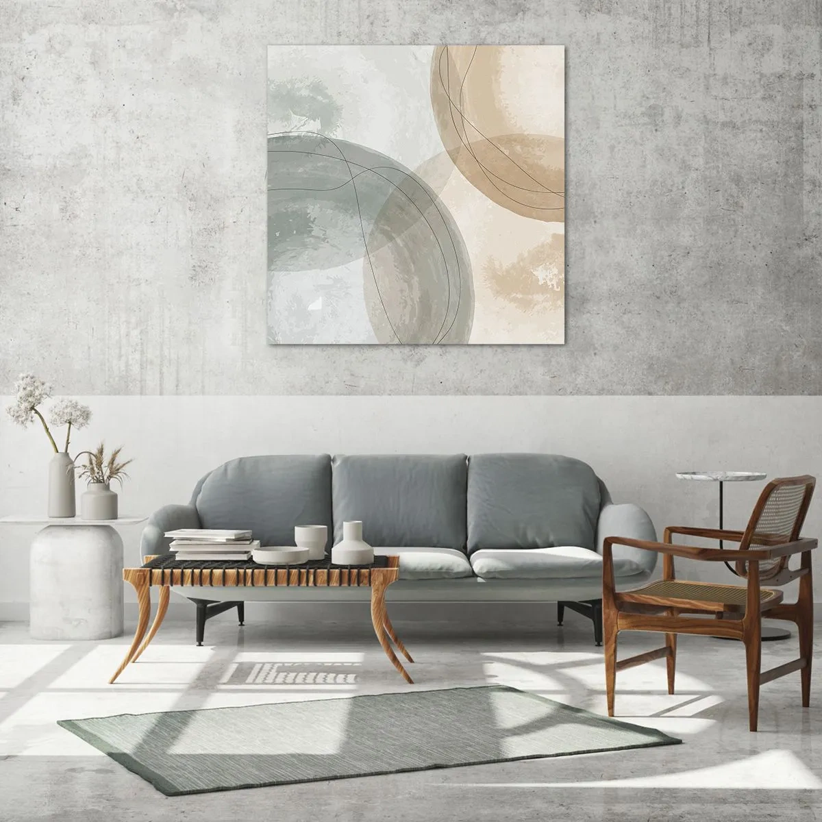 Glass picture - Permeation of Worlds - 50x50 cm