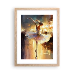 Poster in light oak frame - Miracle on the Street - 30x40 cm