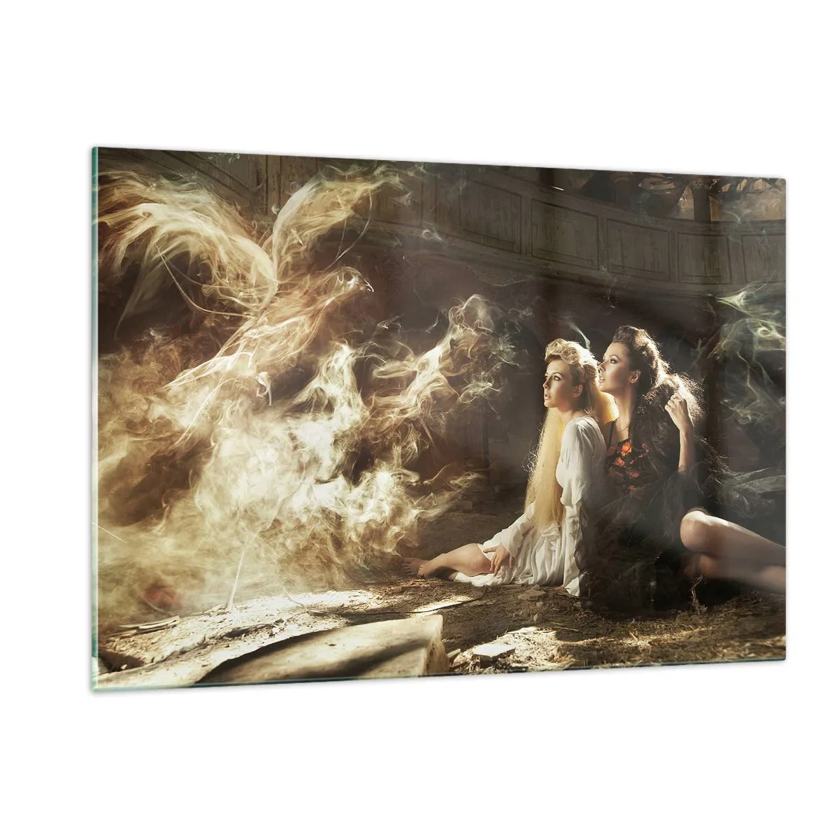 Glass picture - And There Was Poetry - 120x80 cm