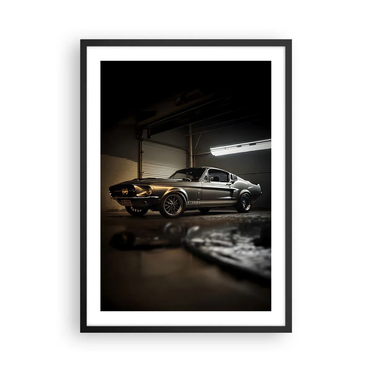 Poster in black frame - Back to the Future - 50x70 cm