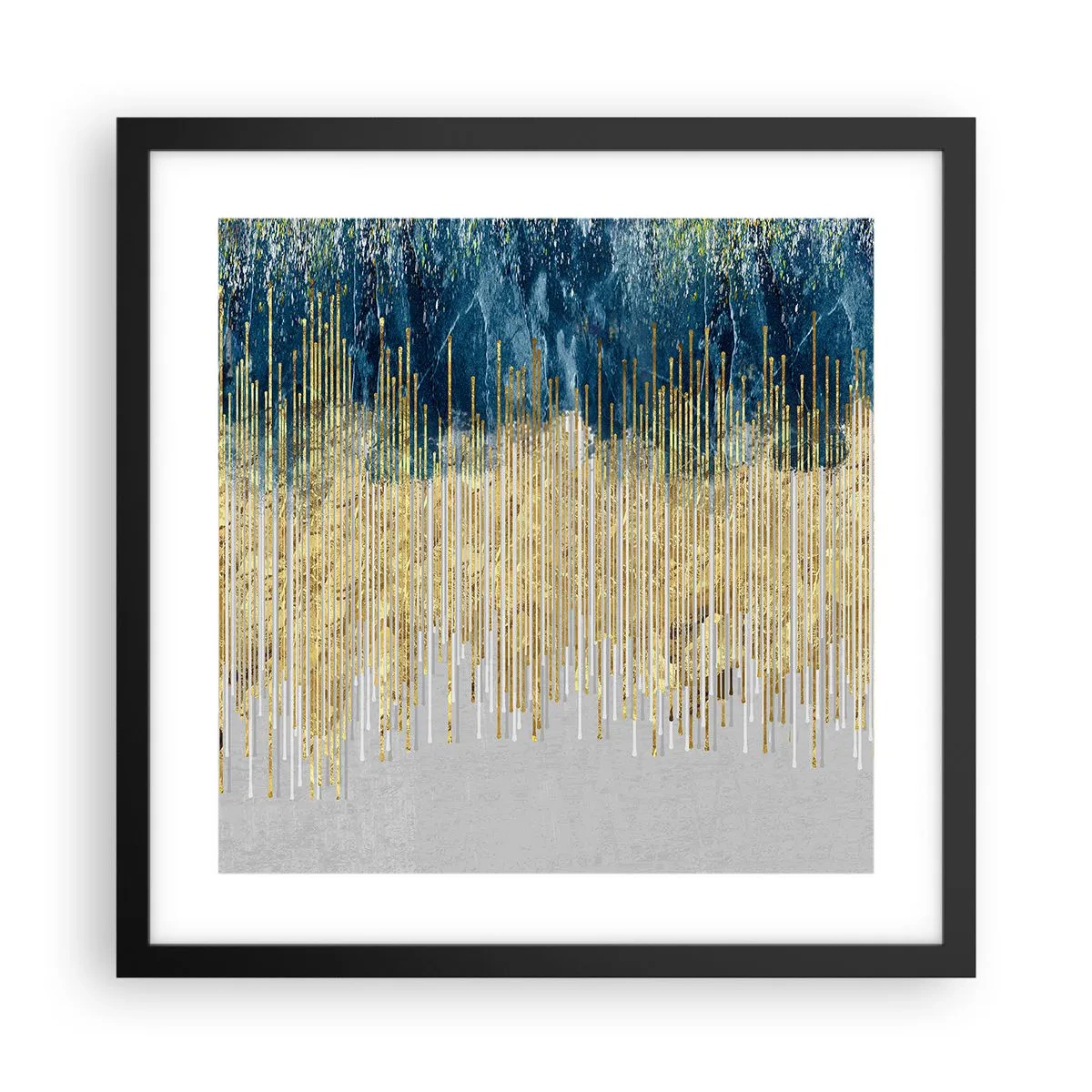 Poster in black frame - Glided Border - 40x40 cm
