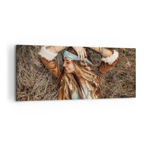 Canvas picture - On the Way to the Summer of Love - 120x50 cm