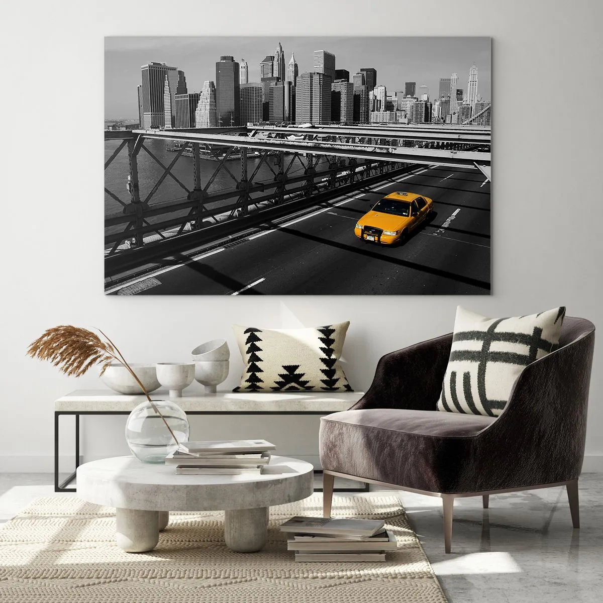 Glass picture - Colour of a Big City - 100x70 cm