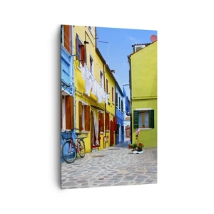 Canvas picture - Sweet, Pastel Alley  - 80x120 cm
