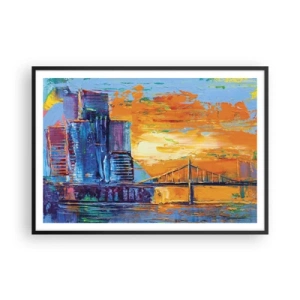 Poster in black frame - Culture and Nature - 100x70 cm