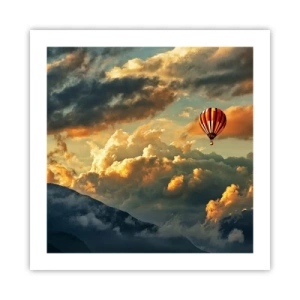 Poster - I Like Flying - 50x50 cm
