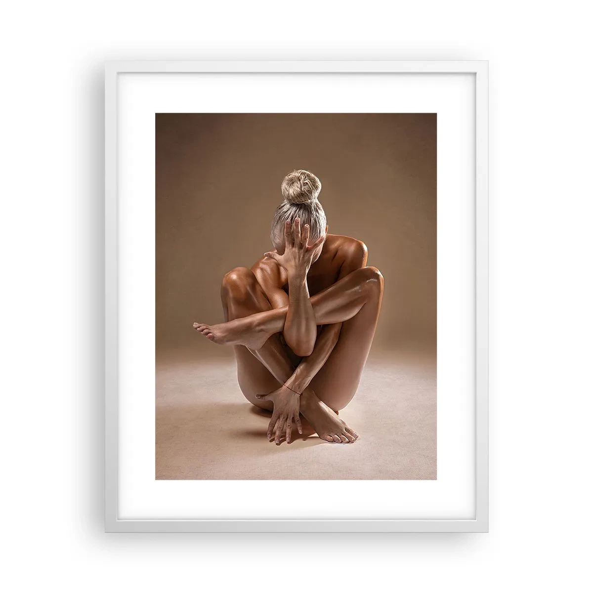 Poster in white frmae - Unity of Body and Spirit - 40x50 cm