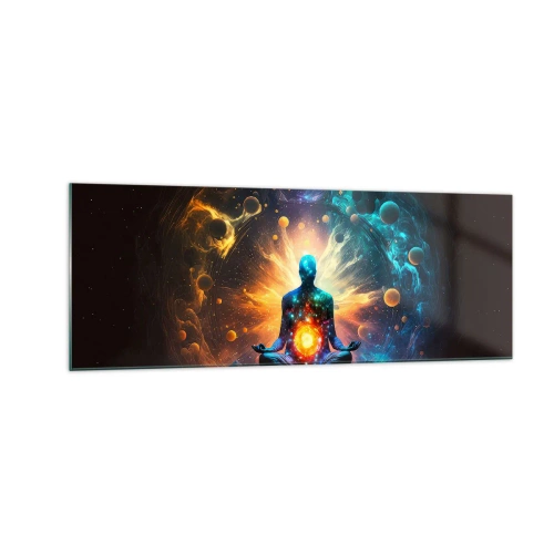 Glass picture - Cosmic Calm - 140x50 cm