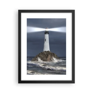 Poster in black frame - Here…Here…Here! - 30x40 cm