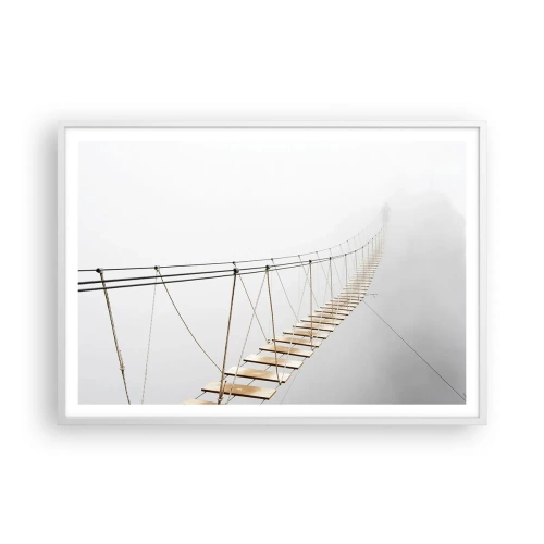 Poster in white frmae - Where Did He Take You? - 100x70 cm