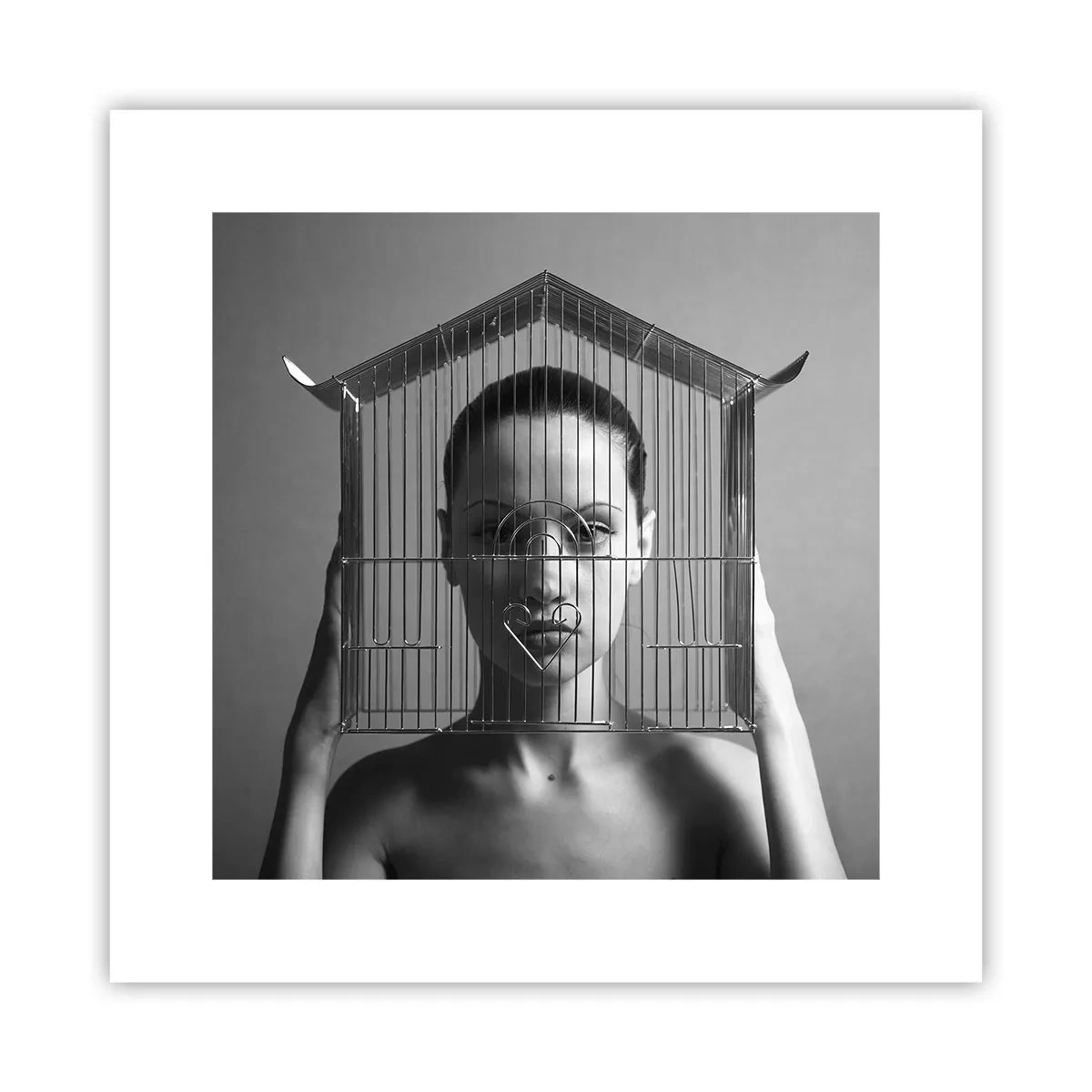 Poster - A Bit Surrealistic Portrat - 30x30 cm