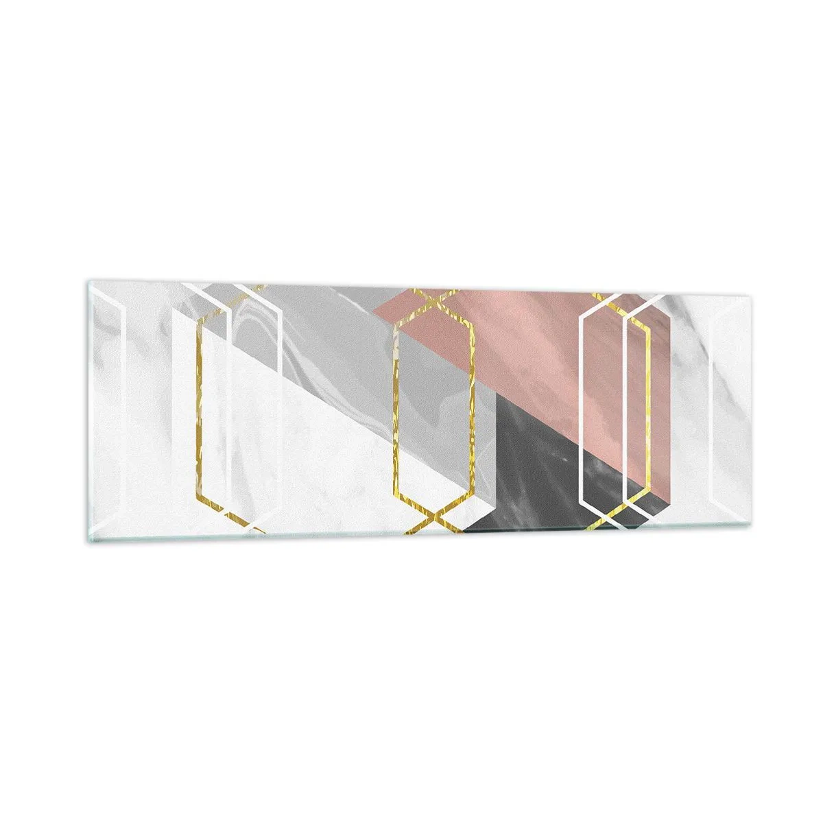 Glass picture - Chain Composition - 90x30 cm