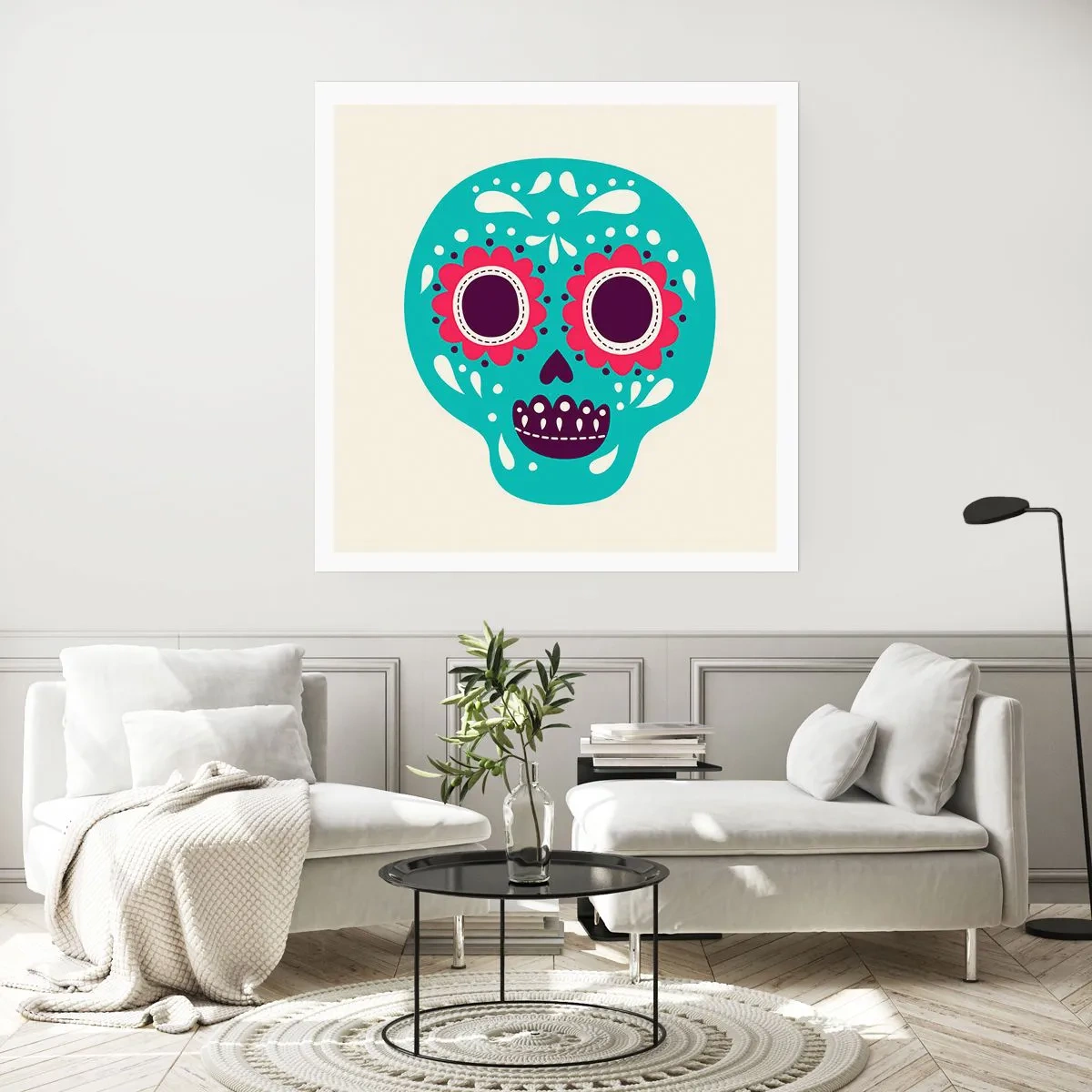 Poster - Life - Fun Until You Die - 60x60 cm