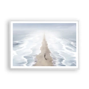 Poster in white frmae - Bright Future - 100x70 cm
