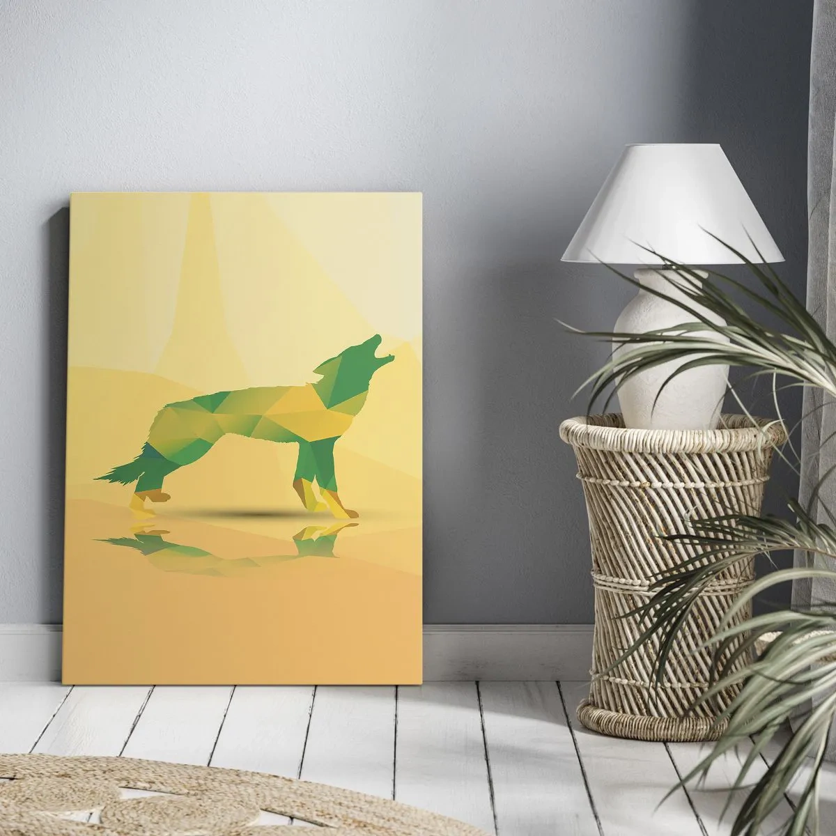 Canvas picture - Lone Wolf - 50x70 cm