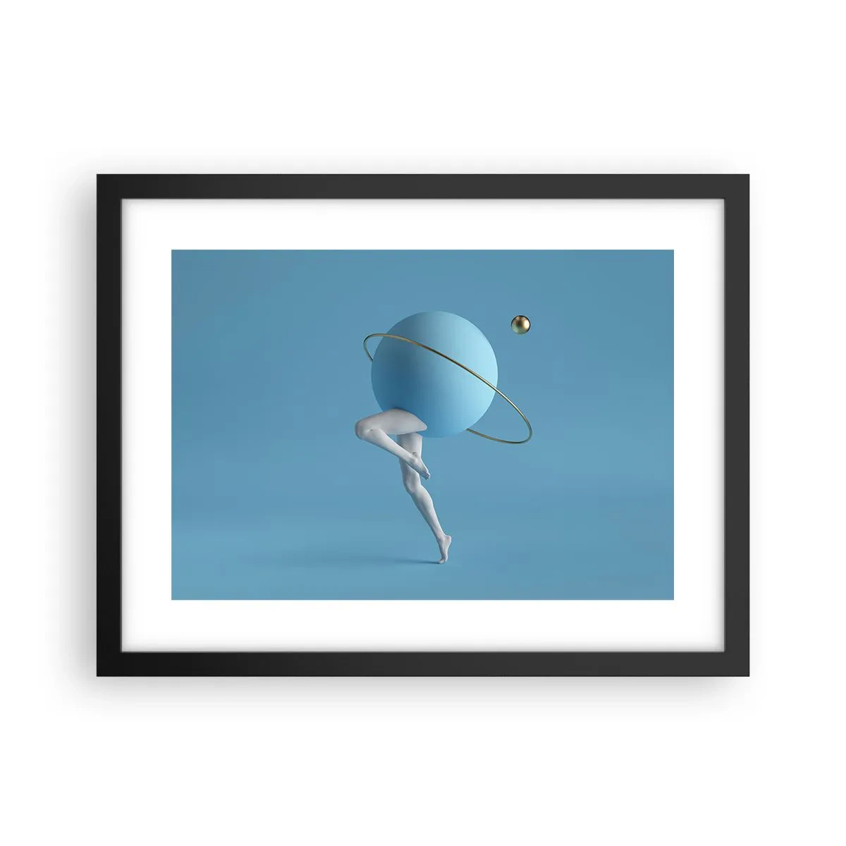 Poster in black frame - And Planets Are Going Crazy - 40x30 cm