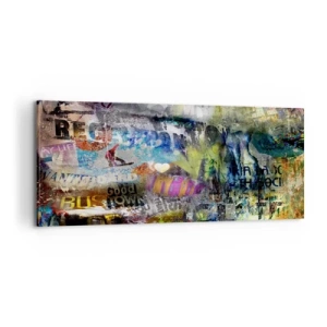 Canvas picture - Collage of Memories - 100x40 cm