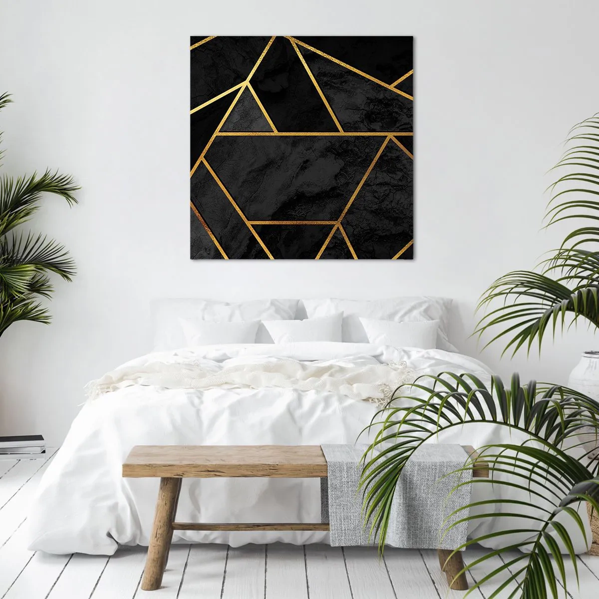 Canvas picture - Darkness and Brighness - 40x40 cm