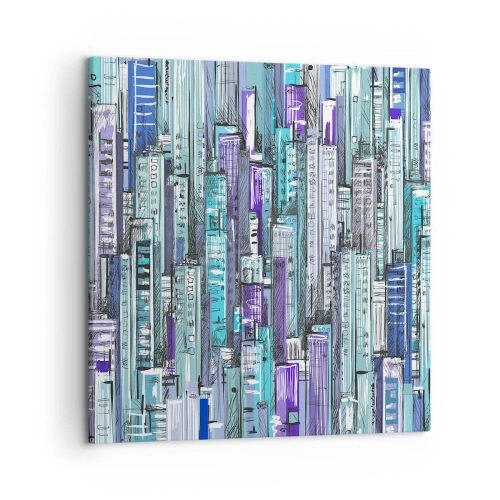 Canvas picture - Blue as the Sky - 50x50 cm