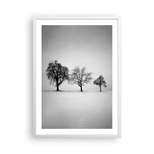Poster in white frmae - What Are They Dreaming About? - 50x70 cm