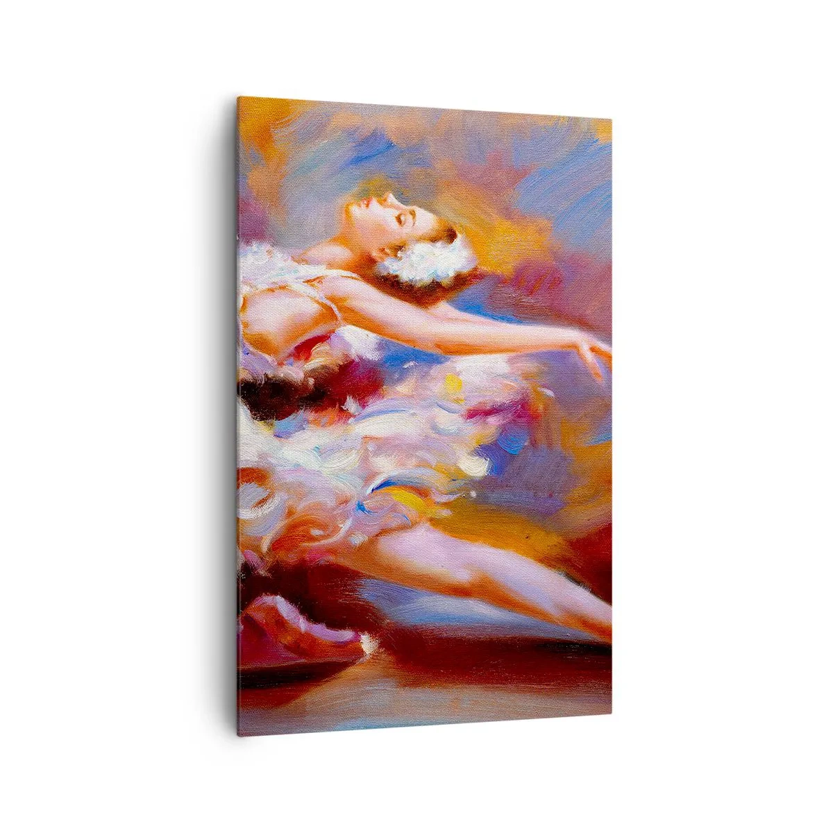 Canvas picture - Swan Gracefulness - 80x120 cm