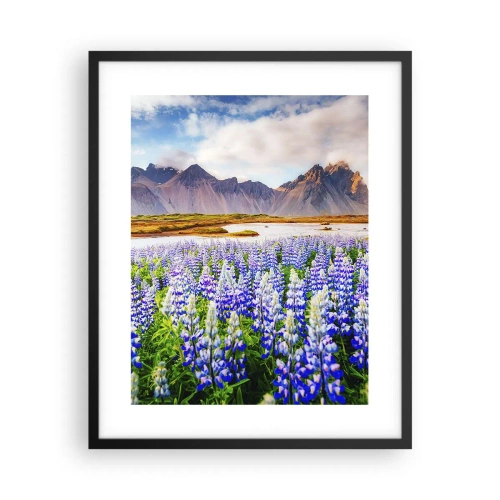 Poster in black frame - Strength and Severity next to Sweetness - 40x50 cm