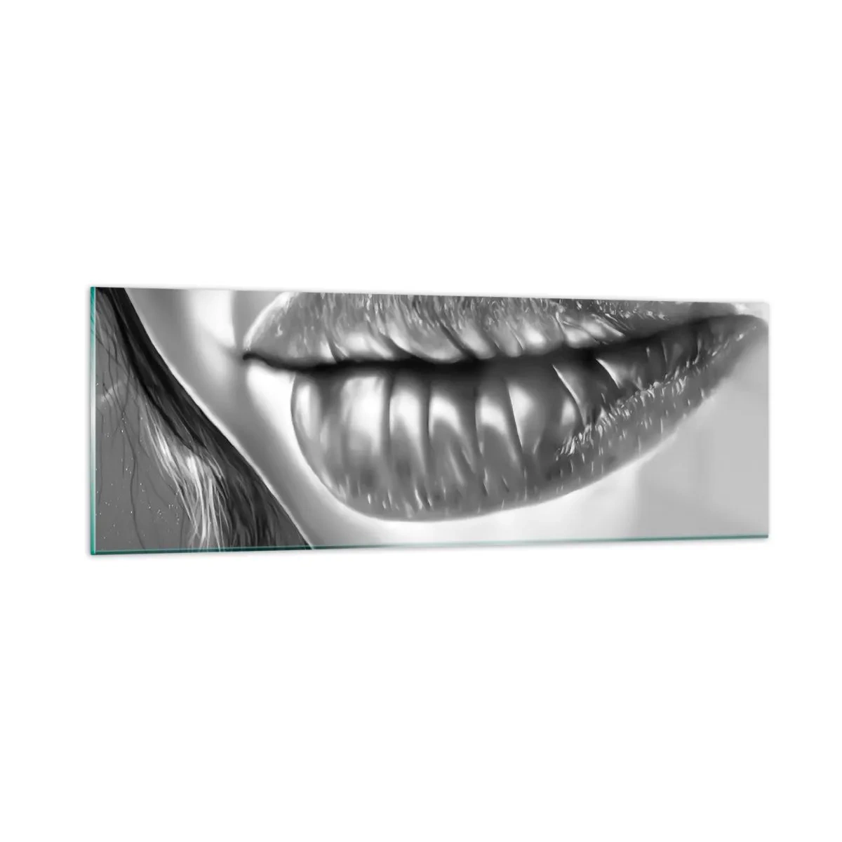 Glass picture - I Know What You Are Thinking - 90x30 cm