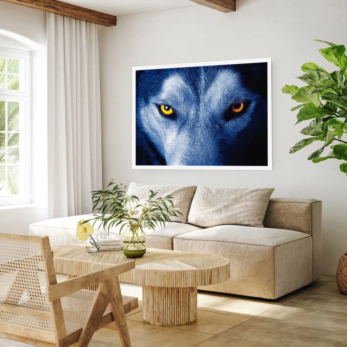 Poster - Mesmerising Look - 40x30 cm