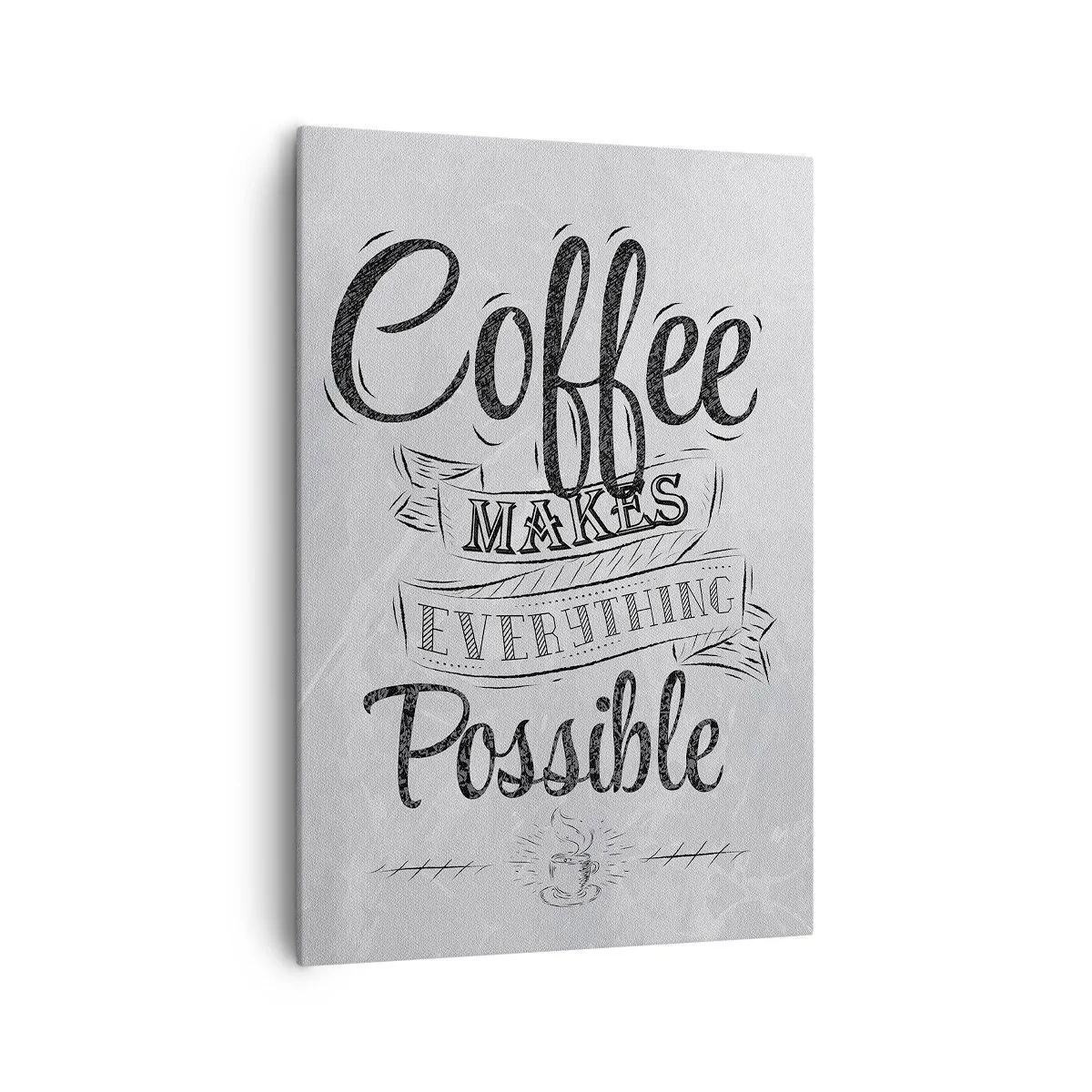 Canvas picture - How Not to Love Coffee - 70x100 cm