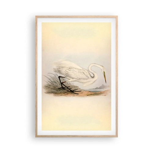 Poster in light oak frame - Lady on the Marsh - 61x91 cm