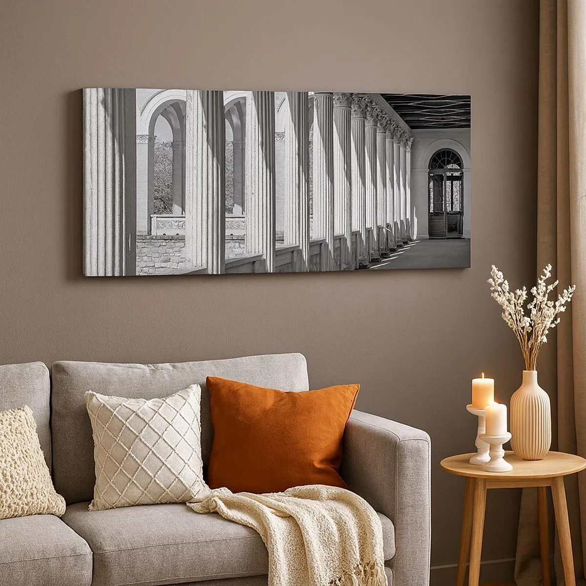 Canvas picture - Sunny Arcade - 100x40 cm