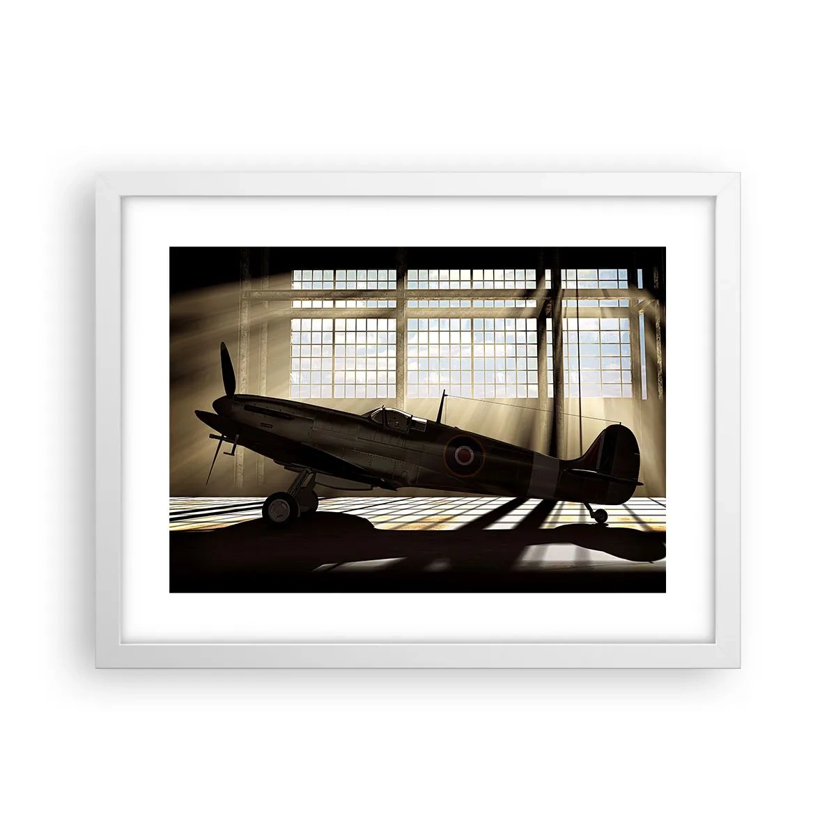 Poster in white frmae - Warrior's Rest - 40x30 cm