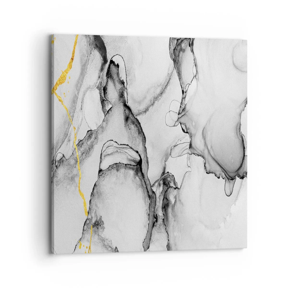 Canvas picture - Composition with a Golden Motif - 70x70 cm