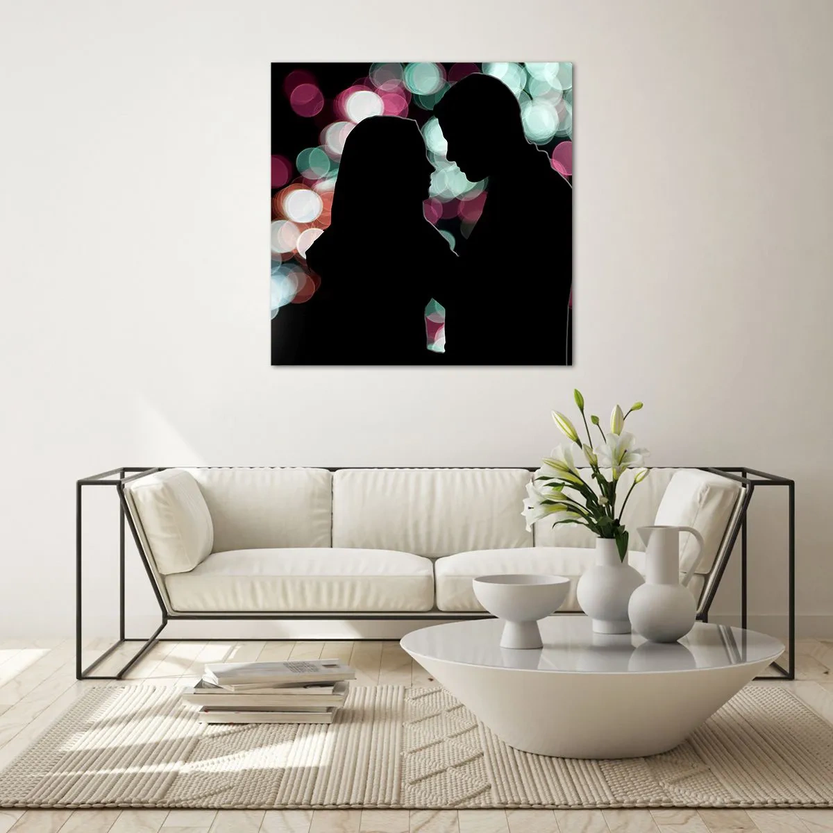 Glass picture - Yes! - 30x30 cm