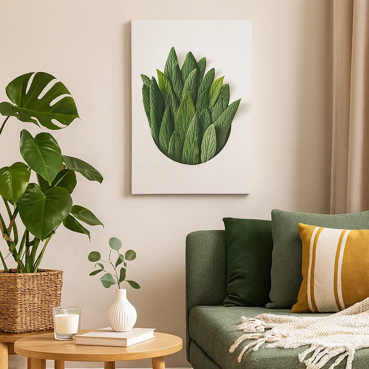 Canvas picture - Untamed Curiosity - 50x70 cm