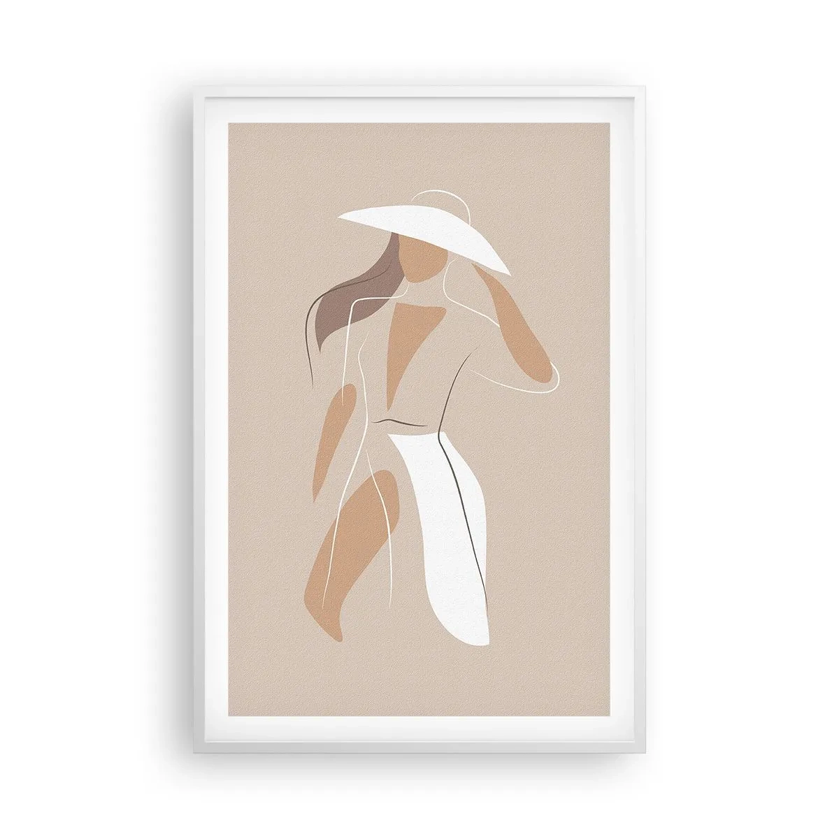 Poster in white frmae - Fashion Is Fun - 61x91 cm