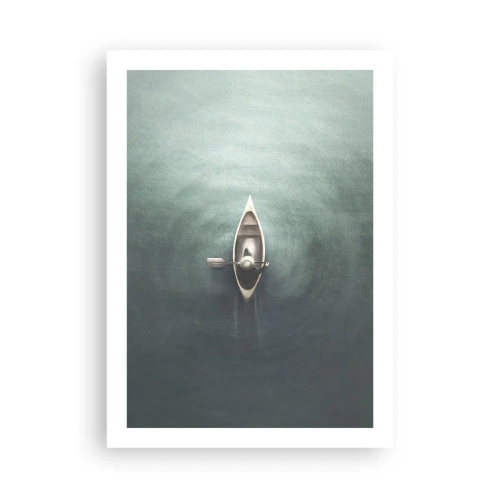Poster - Through Moon Lake - 50x70 cm