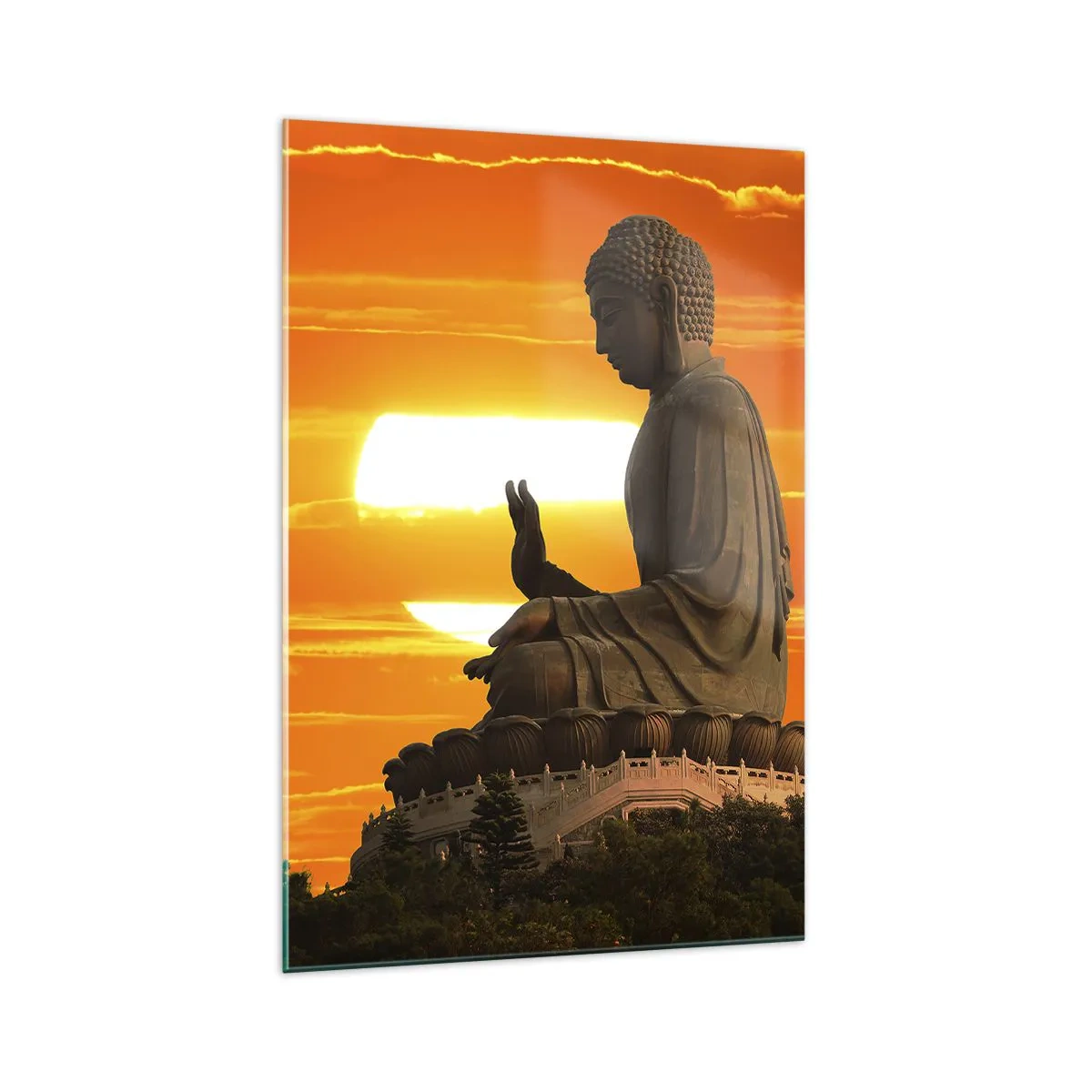Glass picture - Facing the World - 70x100 cm