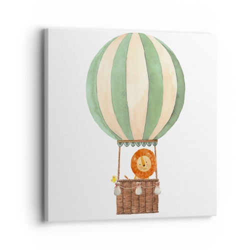 Canvas picture - Leon's Adventures - 30x30 cm
