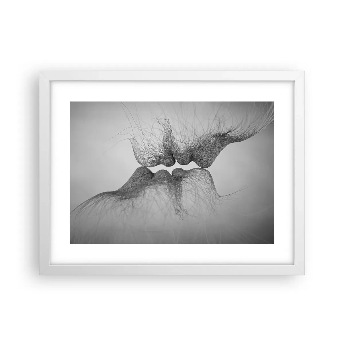 Poster in white frmae - Kiss of the Wind - 40x30 cm