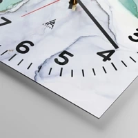 Clock face with numbers