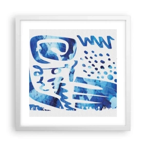 Poster in white frmae - Return to the Roots - 40x40 cm