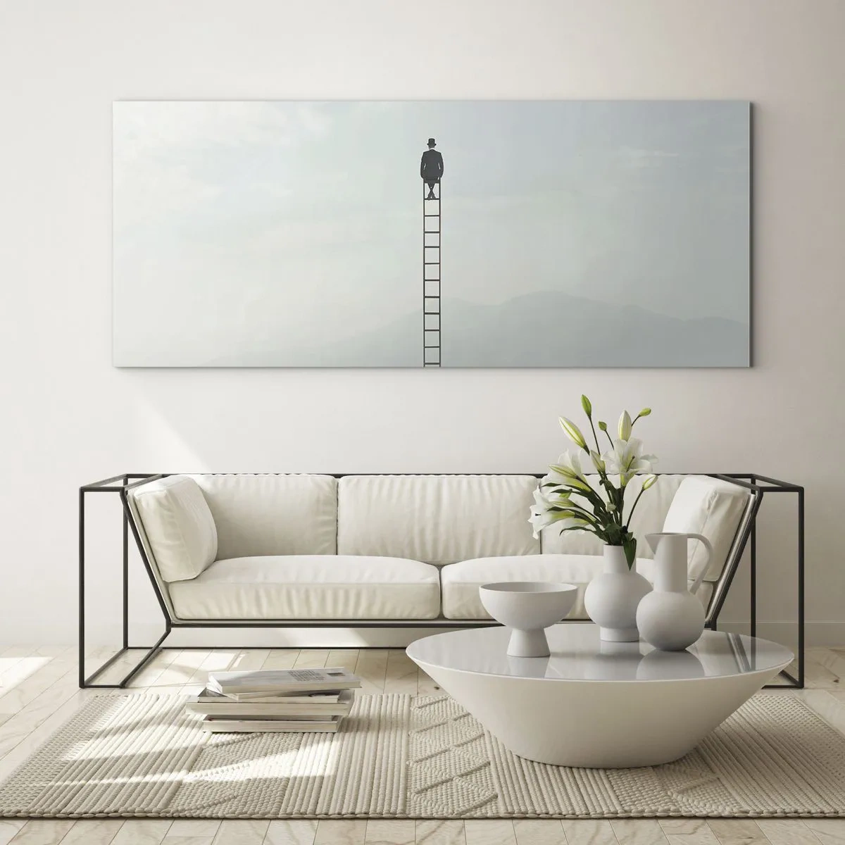 Glass picture - Rise above It - 140x50 cm