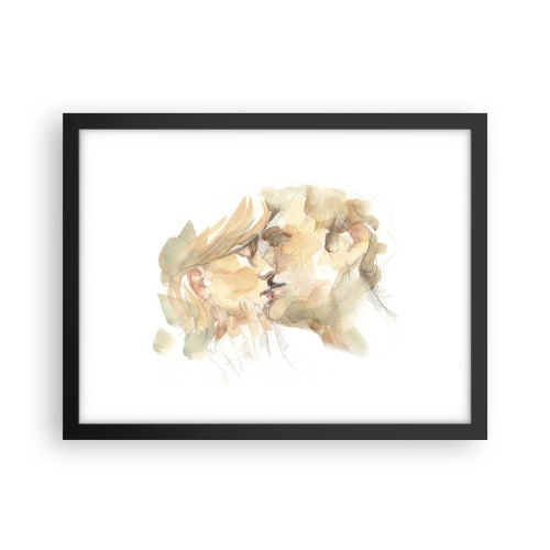 Poster in black frame - The Missing Half? - 40x30 cm